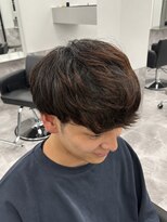 ノイセルヘアー(Noisyle Men's hair)&nbsp;ニュアンスパーマ/ニュアンスウルフ/ダウンバング/梅田/メンズ