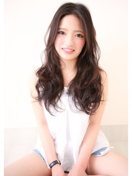 パシフィックダズールコパン(Pacific Dazzle copain) 『PD神戸』【海口裕】大人可愛い☆エアリー黒髪センターパート