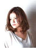 外国人風ナチュラルグレージュカラー