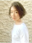 小顔ボブ