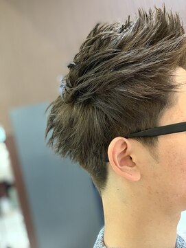 ルクール 喜多町店(Le Coeur) ツーブロック×エッジモヒカン/かっこいい◎20代30代40代