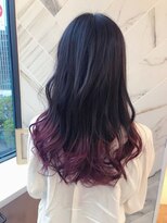 透明感 パープル系グラデーションカラー