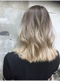 #ガルボヘアー #バレイヤージュ #ハイライト #外国人風