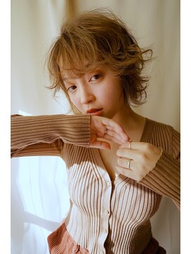 ナンバー アンフィール 渋谷(N° anfeel) ショートヘア×ベージュカラー