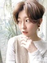 フラミューム たまプラーザ(flammeum)&nbsp;ハンサムショート×透け感アッシュベージュ