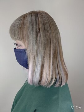 ウィット アンド ラファム Wit &La Famme ボブエクステを２色使いで。