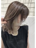 20代30代40代 韓国ヘア インナーカラー くびれミディ M924