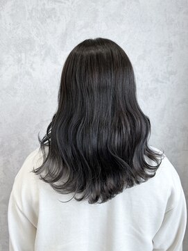 デミヘアー(Demi hair) 暗髪グレーベージュカラー