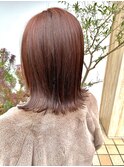 ピンクブラウン×外ハネ＿TREAT妙典