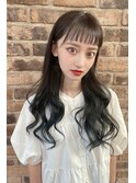 10代20代30代40代 ショートバングのロングヘアー　藤沢