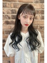 リークフー(Ree cu fuu)&nbsp;10代20代30代40代 ショートバングのロングヘアー　藤沢