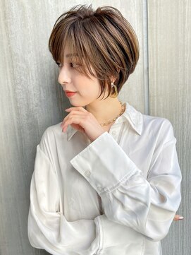 アヴァロン(AVALON) 絶壁解消/ひし形/前下がり/大人ショートボブ/30代/40代★猪狩★