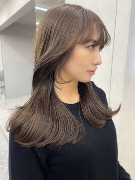 ロンド マーレ 天神大名店(Lond mare) 韓国ヘア　韓国風顔まわりカット　高校生カラー　ブリーチカラー