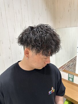 ソワン ドゥ ブレス 立花店(soin de brace) メンズ波巻きツイストスパイラルパーマ/サーフカール