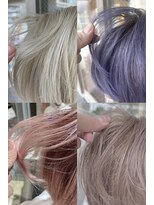 ティエル(TieLu) ケアブリーチ×塩基性mix ×外国人風カラー