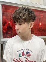 YS STILE.束感ショート.波巻き.ハイライト.マッシュパーマ109