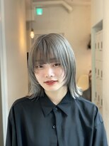 アルジャーノン グリーン(ALGERNON GREEN)&nbsp;ハイトーン/ウルフ/レイヤー/ケアブリーチ/グレージュ