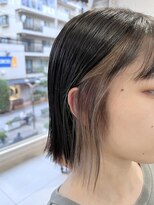 バブ バイネオリーブ(Bab by neolive)&nbsp;切りっぱなしボブ☆インナーカラー　グレージュ