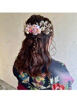 アイフラット 稲沢(I-FLAT)&nbsp;華やかハーフアップ