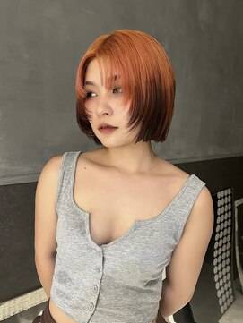 キャロルガーデンズ ボコカ 表参道(Carroll Gardens bococa) ルーツカラー/bobカット/ブリーチカラー