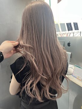 シェリ ヘアデザイン(CHERIE hair design) 福岡 ブリーチ ベージュ グレージュ ダブルカラー ハイライト