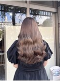 【minim×りの】ミルクティーベージュ