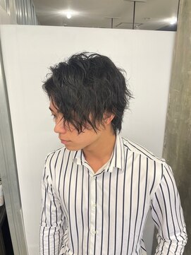 メンズサロン キング 梅田店(Men’s salon K!ng) 波巻きツイストスパイラルパーマ/フェザーパーマ/眉毛/メンズ
