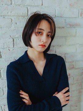 アラワラブルー(arrawarra blue) かきあげクールボブ/20代/30代/40代/50代/倉敷/白楽町