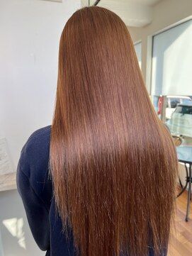 スキル 石岡(SKILL) オレンジブラウン/トリートメントストレート