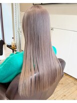ルッツ(Lutz. hair design) 4/9【髪質改善ブリーチカラー】グレージュカラー【千代田彩夏】