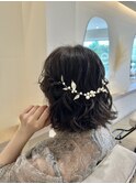 ボブハーフツイン　ハーフツイン　ハーフアップ＃桂