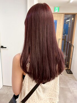 ミュラ(mulah) ブリーチなしダブルカラーチェリーピンク＊艶髪暖色カラー