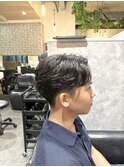 ニュアンスパーマ　メンズ　メンズカット