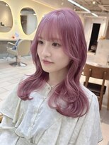 テトラ バイ ネオリーブ 横浜西口店(tetra by neolive)&nbsp;透明感たっぷりペールピンクカラー＊*【横浜】