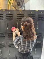 ヴァイス 渋谷店(VAICE)&nbsp;ライブ前ヘアセット/くるみちゃんアレンジ/ハーフアップ