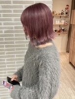 ニューヨークニューヨーク 三宮店(NYNY) ラベンダーカラー×外ハネボブ