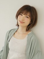 カームス(calms)&nbsp;レイヤーカット　レイヤーボブ　ミディアムウルフ　30代40代