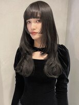 ペレ 梅田(PELE) 黒髪/クラゲヘアー/オリーブグレー/小顔/ココアベージュ/梅田