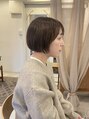 ブライタリー(Brightary)&nbsp;ミニボブも得意です！ケアカラーで優しくカラーします。