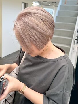 ラック 表参道(LUCK) ミルクティーベージュ/ホワイトベージュ/ハイトーンボブ