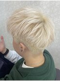 【菜月style】ホワイトブロンド