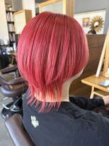 ヴィアルス 花山店(VIARS)&nbsp;マッシュウルフ×チェリーピンクカラー