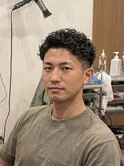 アップバンク2ブロックパーマ