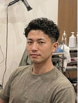 カットアンドシェーブ 髪心地&nbsp;アップバンク2ブロックパーマ