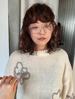 ロールアップスリーブス(ROLL UP SLEEVES) ロブパーマ / オレンジブラウン