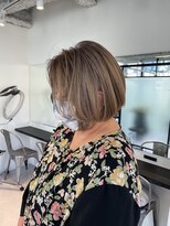ジービージー(GBG)&nbsp;くびれショートボブ40代50代グレイカラー白髪染め白髪ぼかし
