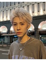オーシャントーキョー 原宿(OCEAN TOKYO) メンズアップバングツーブロックスイングショート
