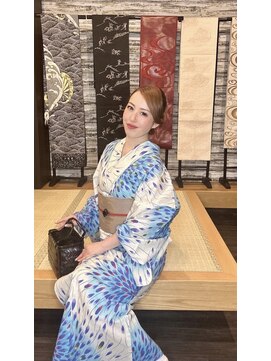 五三桐 村上 浴衣レンタル+簡単まとめ髪