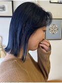 セミロングヘア!
