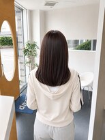 ビーアップヘアー(be:up hair) 地毛風縮毛矯正でつくる艶髪ミディアム